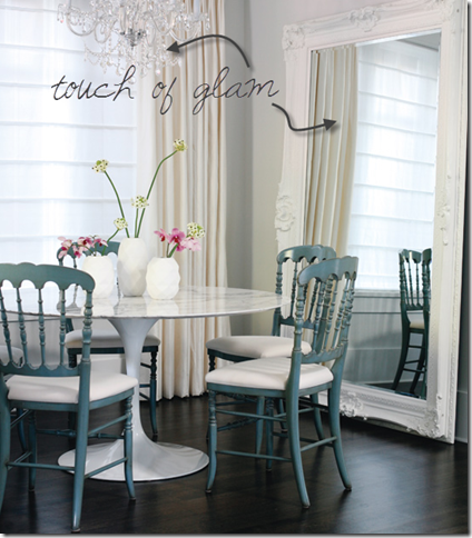 full length mirror dining room