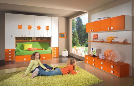 Kids bedroom ideas with colors and furniture choice