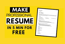 How To Make Resume For Job