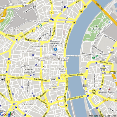 Printable Cologne Map