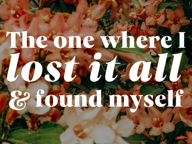 My experience with grief, loss & finding myself | on the creek blog // www.onthecreekblog.com