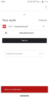 Google Classroom Assignment