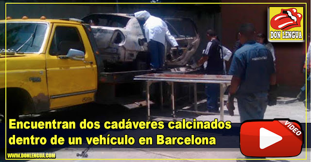 Encuentran dos cadáveres calcinados dentro de un vehículo en Barcelona