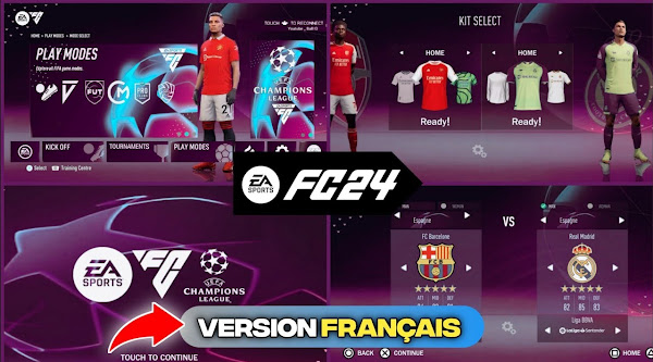 FC 24 UCL MOD 16 Sur Android Version Français Meilleurs Graphiques  Kits derniers Transferts