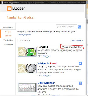 adalah widget yang menampilkan daftar pengguna yang mengikuti Blog sobat Nih Cara Memasang Widget pengikut di Blog
