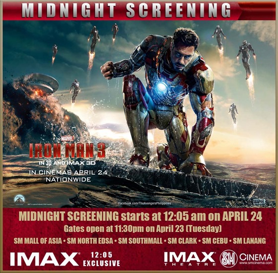 Iron Man 3 Midnight Screening