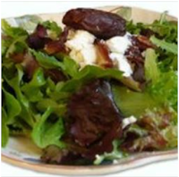 Salad-Recipe-Date-Goat-Cheese-and-Mesclun-salad