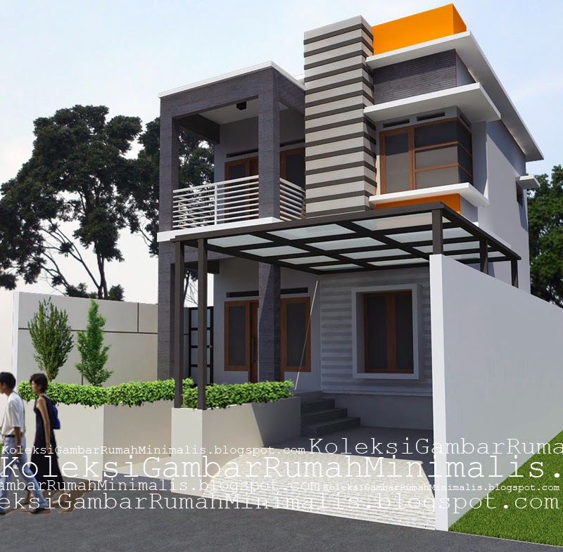  Rumah  Idaman Minimalis  Sederhana 2  Lantai  Contoh  Rumah  