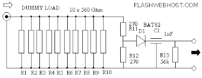 Phantom RF Load 10 Watts circuit Diagram