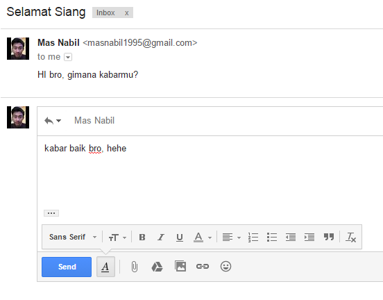 Membalas Email