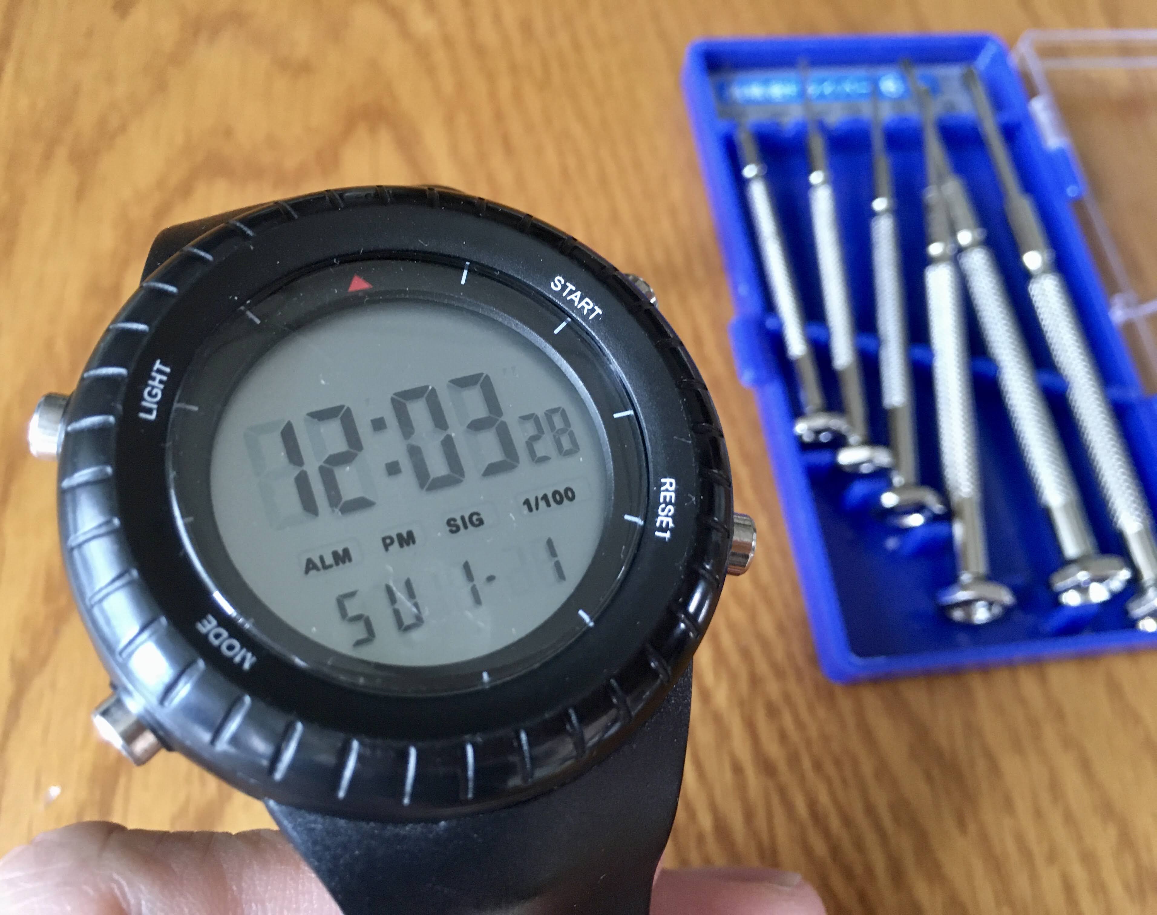 ダイソー腕時計 ３００円 の電池を交換する
