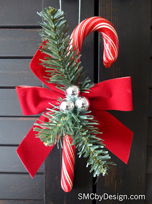 @SMCbyDesign #NUO2012 Vintage inspired Candy Cane Ornaments