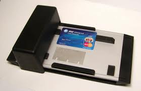 A credit card imprinter can be found in manual form, as well as automatic imprint machines to do the job for payment processing