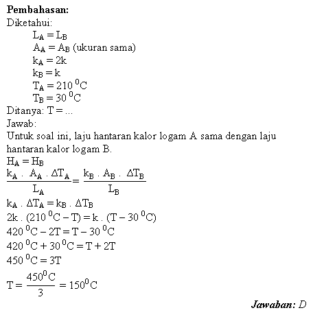 Menghitung suhu sambungan logam Menghitung suhu sambungan logam