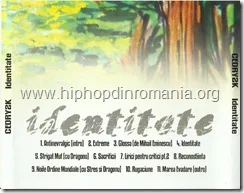 CEDRY2K - Identitate (BACK)