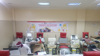 Sudah Bersertifikat CPOB,  PMI Kota Bandung Layani Donor Plasma Konvalesen Obati Pasien Covid-19