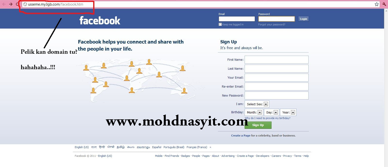 Cara Membuat Web Phishing Facebook  Blog mohdnasyit.com