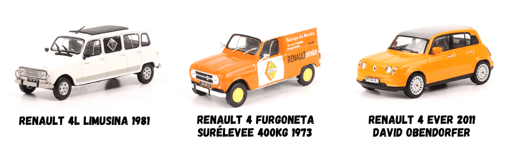 collection passion renault 4 1:43, las minis mas cheveres