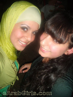 Islamic University Gaza Student Manaal Abbas With Friend