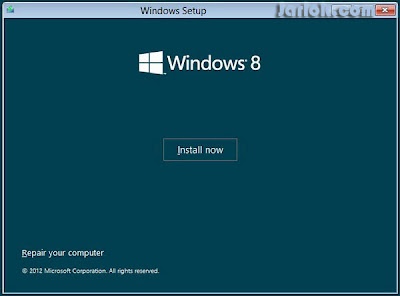 install windows 8