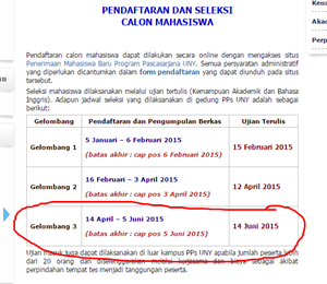 pendaftaran pasca uny gel 3