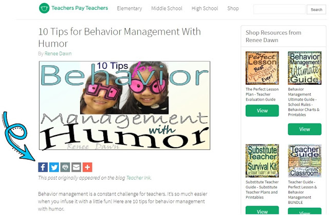  Behavior Management with Humor TpT Blog