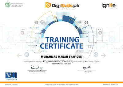 SEO Certificate