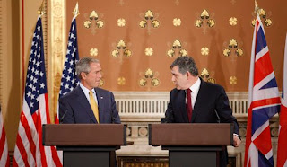 President Bush and Prime Minister Brown