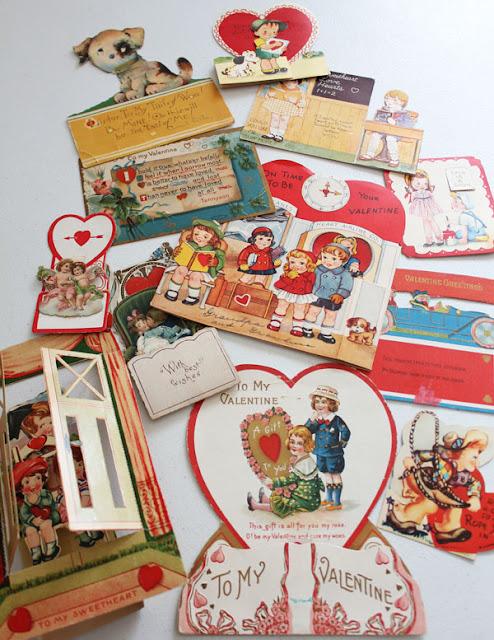 Vintage Valentine Decor and Banner Project- Itsy Bits And Pieces