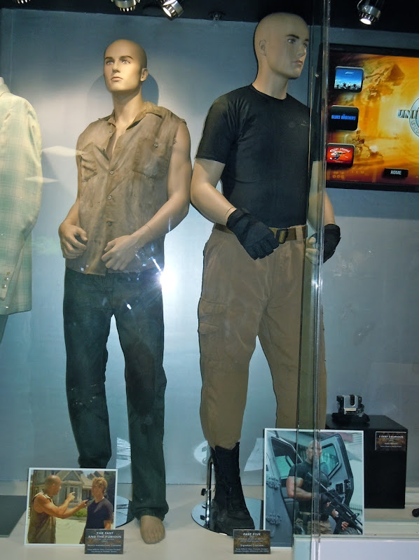Fast and Furious movie costume display