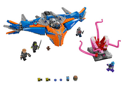 LEGO Marvel Super Heroes Guardianes de la Galaxia Vol. 2 76081 Milano vs. Abilisk CONTENIDO JUGUETE