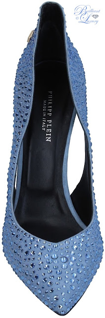 ♦Philipp Plein sparkling blue pumps #pantone #shoes #blue #brilliantluxury