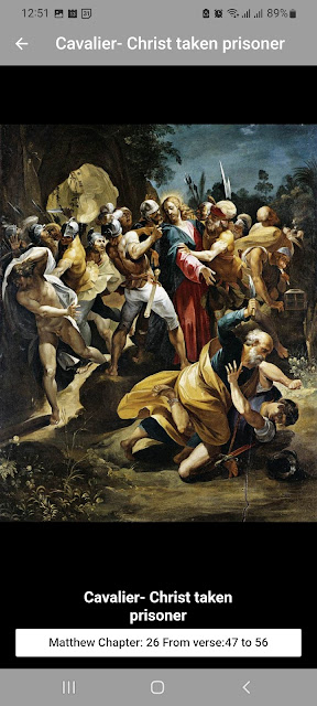 Cavalier- Jesus is taken prisoner, Matt 25:47-56