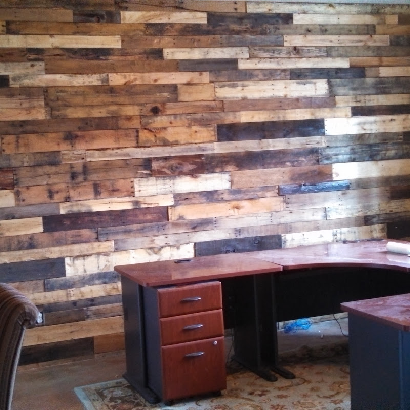 Reclaimed wall before and after install pics. Prices vary depending on  title=