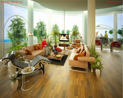 Lý do lựa chọn sàn gỗ tự nhiên cho phòng khách sang trọng