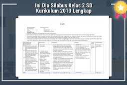 Ini Ia Silabus Kelas 2 Sd Kurikulum 2013 Lengkap