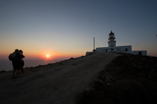 Tramonto al Faro di Armenistis-Mykonos