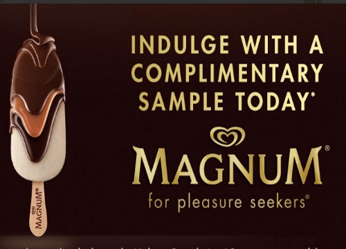 Magnum Free Sample Ice Cream