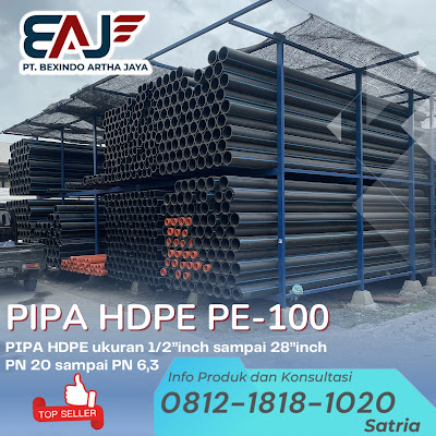Pipa HDPE ( High Density Poly Ethylene ) OD 125mm
