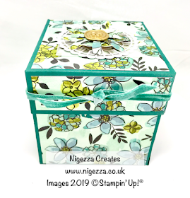 Nigezza Creates, InspireINK May Blog Hop:Stampin' Up!  Retiring Favourites, Share What You Love Exploding Cube Mini Album