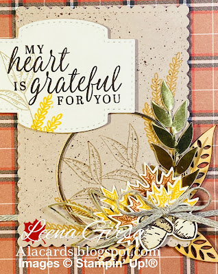 Handmade fall card