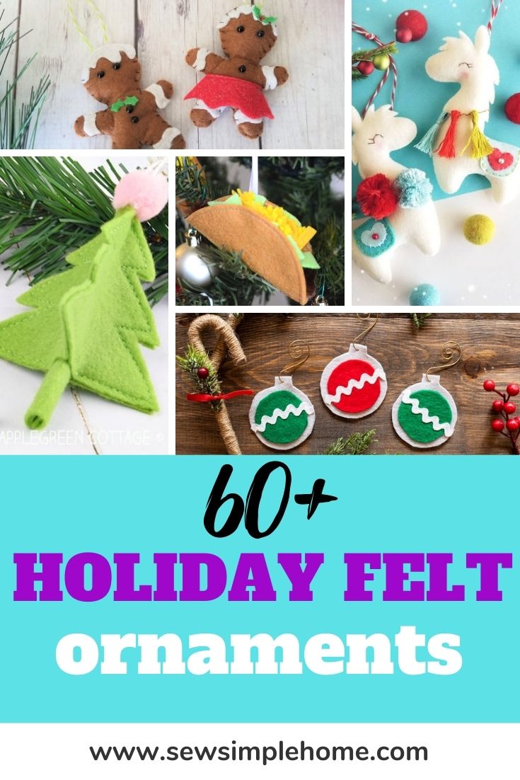 Cricut Felt Gingerbread House Ornaments - Cutesy Crafts