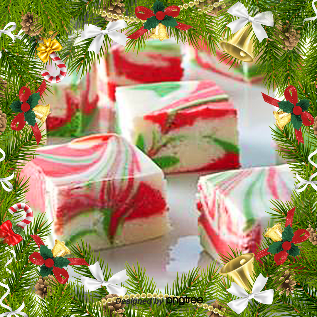 3-Ingredient Christmas Swirl Fudge