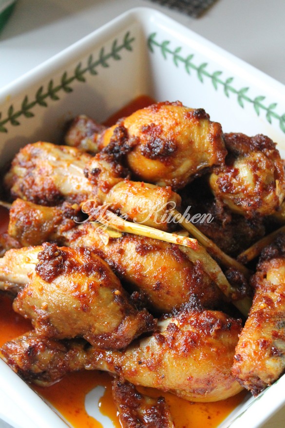 Ayam Masak Serai Yang Sedap - Azie Kitchen