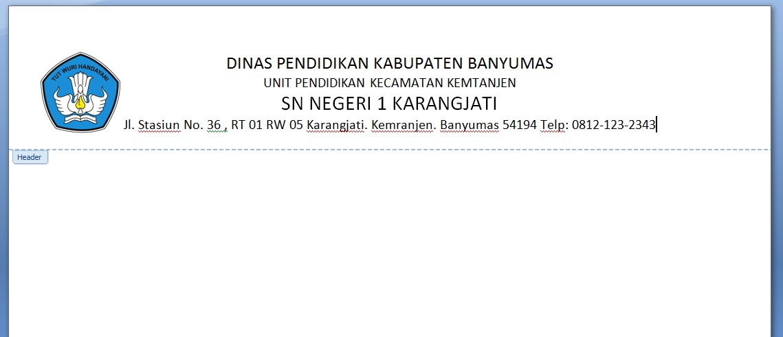 Cara Membuat Kop Surat Resmi yang Baik dan Benar - Sinau 