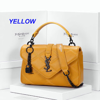 TAS WANITA IMPORT BATAM TERBARU HANDBAG CEWEK KULIT FASHION MURAH DV4401YSL# SEMI PREMIUM