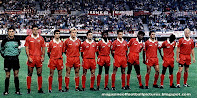 Sport Lisboa e BENFICA - Lisboa, Portugal - Temporada 1989-90 -  Silvino, Ricardo, Paneira, Thern, Pacheco, Samuel, Hernani, Aldair, José Carlos, Valdo y Magnusson - AC MILAN 1 (Frank Rijkaard), BENFICA 0 - 23/05/1990 - XXXV Copa de Campeones de Europa, final - Viena, Austria, estadio Prater - El MILAN gana su 4ª Copa de Europa