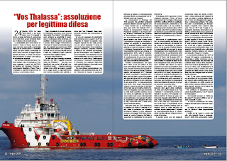 LUGLIO 2019 PAG. 52 - “Vos Thalassa”: assoluzione per legittima difesa