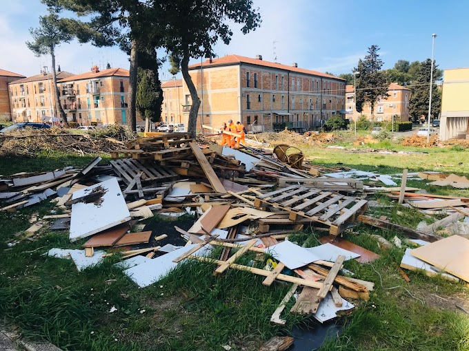 Matera: vietata l’accensione dei falò, avviata la rimozione dei cumuli di legna ammassata nei rioni cittadini