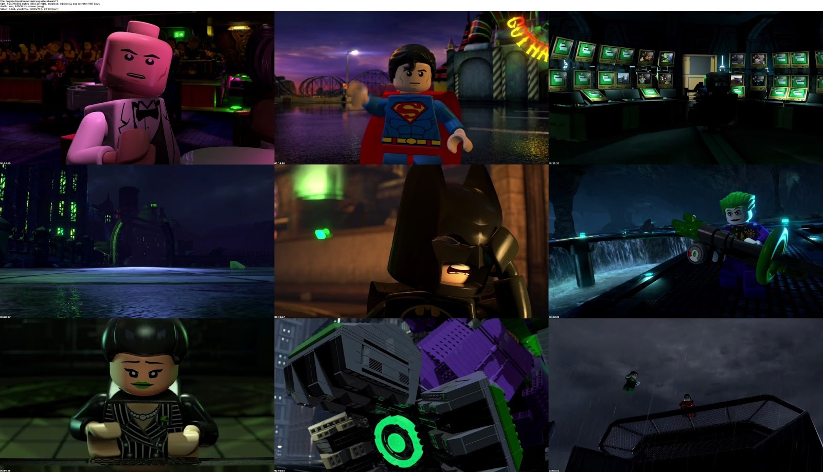 movie screenshot of LEGO Batman: The Movie – DC Superheroes Unite 